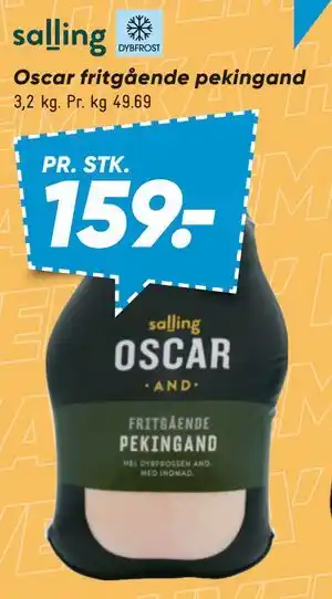 Bilka Oscar fritgående pekingand tilbud