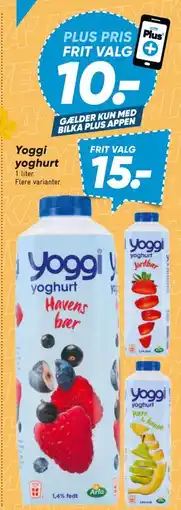 Bilka Yoggi yoghurt tilbud