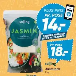 Bilka salling Jasminris tilbud