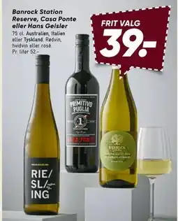 Bilka Banrock Station Reserve, Casa Ponte eller Hans Geisler tilbud