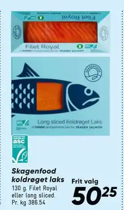 Bilka Skagenfood koldrøget laks tilbud