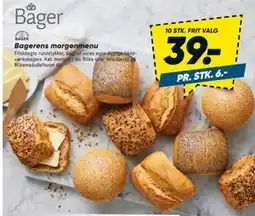 Bilka Bagerens morgenmenu tilbud