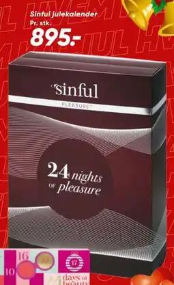 Bilka Sinful julekalender tilbud