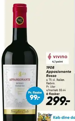 Bilka 1908 Appasionante Rosso tilbud