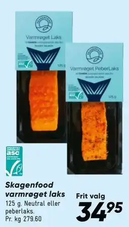 Bilka Skagenfood varmrøget laks tilbud