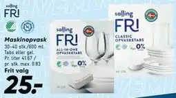 Bilka Maskinopvask tilbud