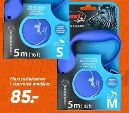 Bilka Flexi reflekssnor i størrelse medium tilbud