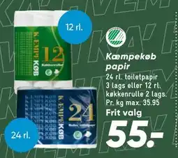 Bilka Kæmpekøb papir tilbud
