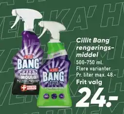 Bilka Cillit Bang rengøringsmiddel tilbud