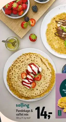 Føtex salling Pandekage & vaffel mix tilbud