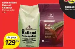 Fakta Tyskland Rexim Holland Kakaopulver tilbud