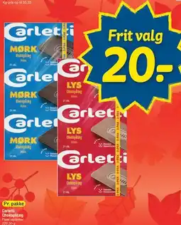 Fakta Tyskland Carletti (lys & mørk) tilbud