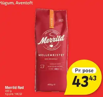 Merrild Rød (mellemristet) kaffe