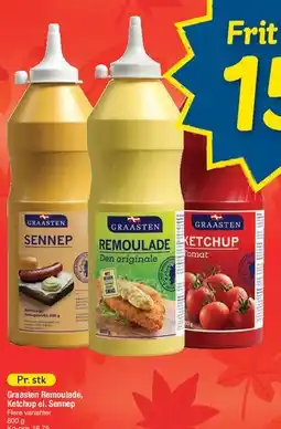 Fakta Tyskland Graasten Remoulade / Ketchup / Sennep tilbud