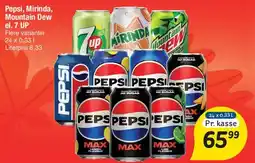 Fakta Tyskland Pepsi, Mirinda, Mountain Dew el. 7UP tilbud
