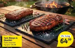 Fakta Tyskland Tysk Ribeye el. Oksefilet tilbud