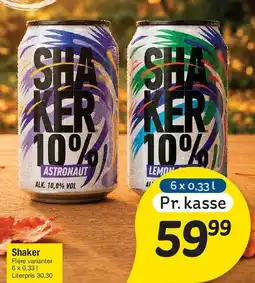 Fakta Tyskland Shaker 10% tilbud