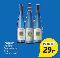 Fakta Tyskland Langguth tilbud