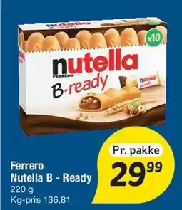 Fakta Tyskland Nutella B-ready tilbud