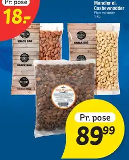 Fakta Tyskland Mandler el. Cashewnødder tilbud