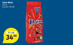 Fakta Tyskland Daim Minis tilbud