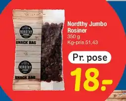 Fakta Tyskland Nordthy Jumbo Rosiner tilbud