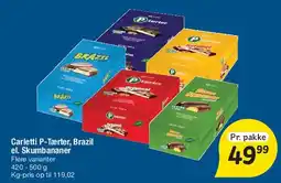 Fakta Tyskland Carletti P-Tærter / Brazil / Skumbananer tilbud