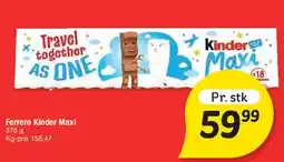 Fakta Tyskland Kinder Maxi tilbud