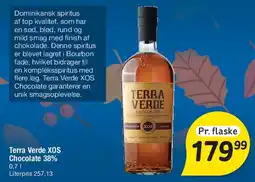 Fakta Tyskland Terra Verde XOS Chocolate 38% 0,7 l tilbud