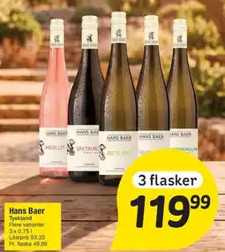 Fakta Tyskland Hans Baer tilbud