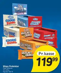 Fakta Tyskland Wispy Proteinbar tilbud