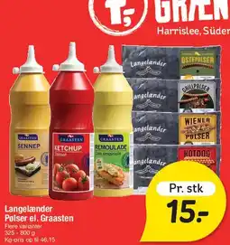 Fakta Tyskland Langelænder pølser / Graasten (stk.) tilbud
