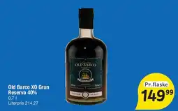 Fakta Tyskland Old Barco XO Gran Reserva 40% tilbud