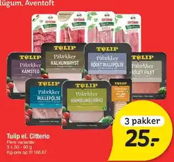 Fakta Tyskland Tulip / Citterio pålæg (3 pakker tilbud) tilbud