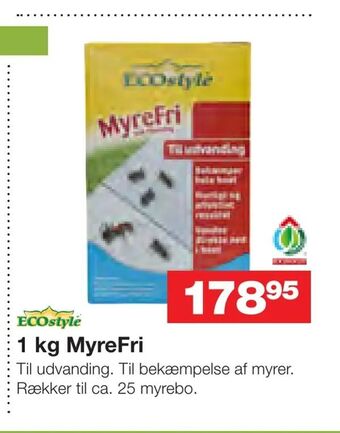 Bauhaus 1 kg MyreFri tilbud
