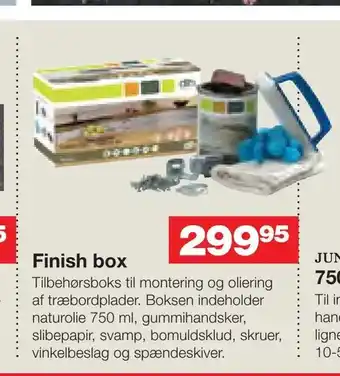Finish box