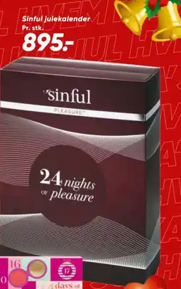 Bilka Sinful julekalender tilbud