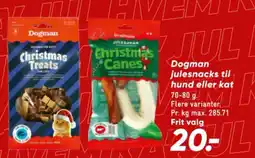 Bilka Dogman julesnacks til hund eller kat tilbud