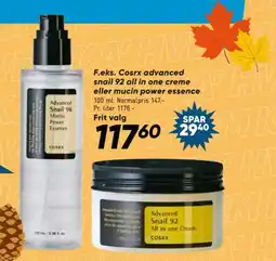 Bilka F.eks. Cosrx advanced snail 92 all in one creme eller mucin power essence tilbud