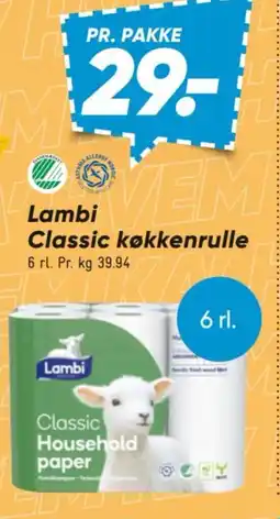 Bilka Lambi Classic køkkenrulle tilbud