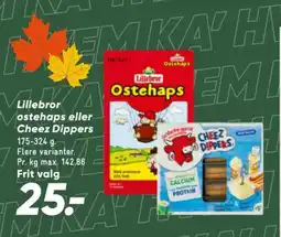 Bilka Lillebror ostehaps eller Cheez Dippers tilbud