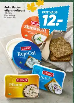 Bilka Buko fløde- eller smelteost tilbud
