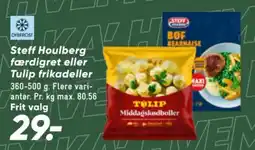 Bilka Steff Houlberg færdigret eller Tulip frikadeller tilbud