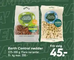 Bilka Earth Control nødder tilbud