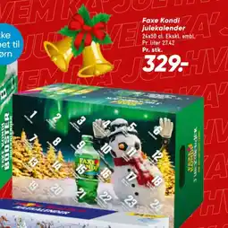 Bilka Faxe Kondi julekalender tilbud