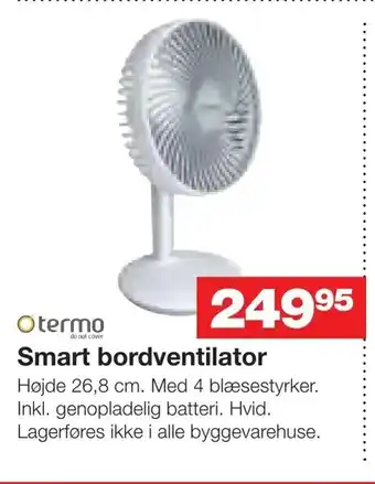 Bauhaus Smart bordventilator tilbud