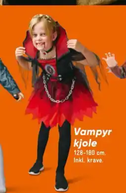 Bilka Vampyr kjole tilbud