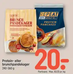 REMA 1000 Repeat protein pancakes tilbud
