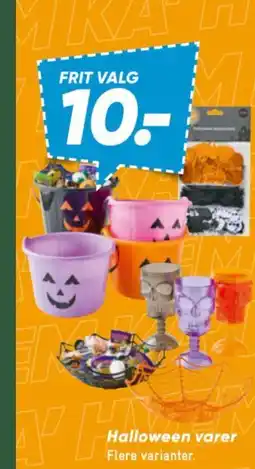 Bilka Halloween varer tilbud