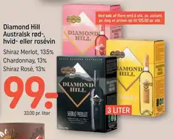 REMA 1000 Diamond Hill Australisk rød-, hvid- eller rosévin tilbud